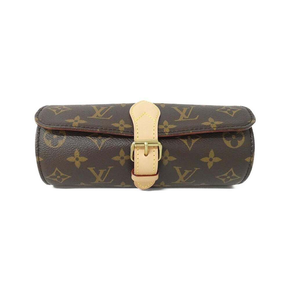 LOUIS VUITTON Brown Monogram Pouch